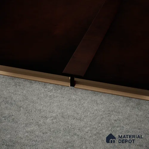 MDF T Profile Edge Flow PM 00378 O | 8 ft x 18 mm x 12 mm | Compatible for Laminate Wood Floor LF 00281