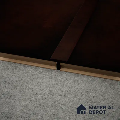 MDF T Profile Edge Flow PM 00378 P | 8 ft x 23 mm x 12 mm | Compatible for Laminate Wood Floor LF 00281