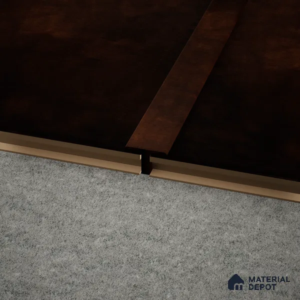 MDF T Profile Edge Flow PM 00380 N | 8 ft x 16 mm x 12 mm | Compatible for Laminate Wood Floor LF 00282