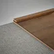 A close-up of a MDF Corner Beading Profile Aqua Lock PM 00400 C | 8 ft x 25 mm x 12 mm | Compatible for Laminate Wood Floor LF 00283 available at Material Depot in Bangalore
