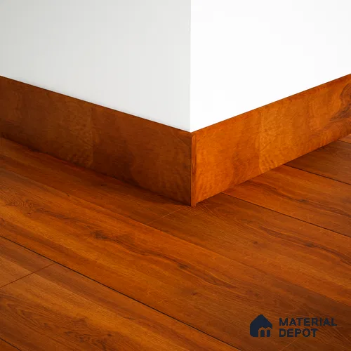 MDF Skirting Aqua Lock PM 00403 E | 8 ft x 3 Inch | Compatible for Laminate Wood Floor LF 00286