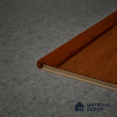 MDF L Nosing Profile Aqua Lock PM 00403 W | 8 ft x 25 x 25 x 12 mm | Compatible for Laminate Wood Floor LF 00286