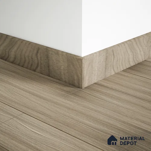 MDF Skirting Aqua Lock PM 00404 F | 8 ft x 3.5 Inch | Compatible for Laminate Wood Floor LF 00287