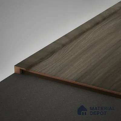 MDF Edge Profile Aqua Lock PM 00404 T | 8 ft x 18 mm x 12 mm | Compatible for Laminate Wood Floor LF 00287