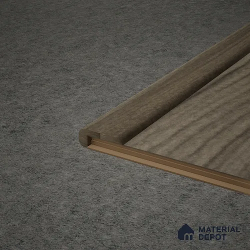 Beechwood L Profile Aqua Lock TF 00405 AD | 8 ft x 40 mm x 40 mm | Compatible for Laminate Wood Floor LF 00288