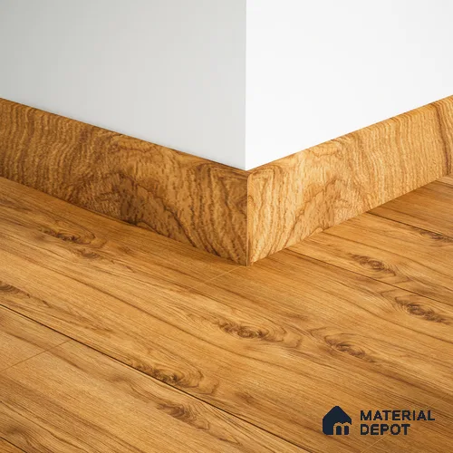 MDF Skirting Aqua Lock PM 00405 F | 8 ft x 3.5 Inch | Compatible for Laminate Wood Floor LF 00288