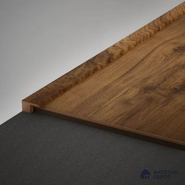MDF Edge Profile Aqua Lock PM 00405 R | 8 ft x 12 mm x 12 mm | Compatible for Laminate Wood Floor LF 00288