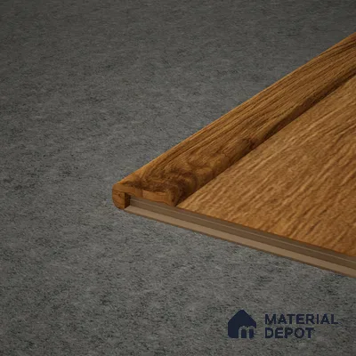 MDF L Nosing Profile Aqua Lock PM 00405 W | 8 ft x 25 x 25 x 12 mm | Compatible for Laminate Wood Floor LF 00288