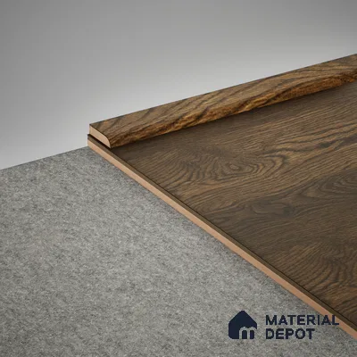 MDF Corner Beading Profile Aqua Lock PM 00406 B | 8 ft x 18 mm x 12 mm | Compatible for Laminate Wood Floor LF 00289