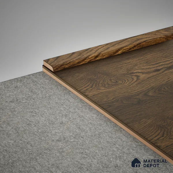 MDF Corner Beading Profile Aqua Lock PM 00406 B | 8 ft x 18 mm x 12 mm | Compatible for Laminate Wood Floor LF 00289