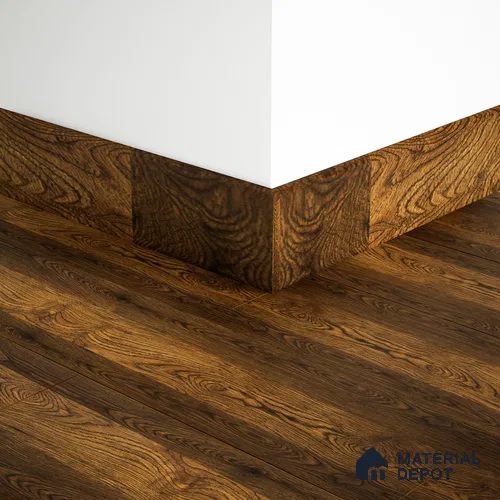 MDF Skirting Aqua Lock PM 00406 F | 8 ft x 3.5 Inch | Compatible for Laminate Wood Floor LF 00289