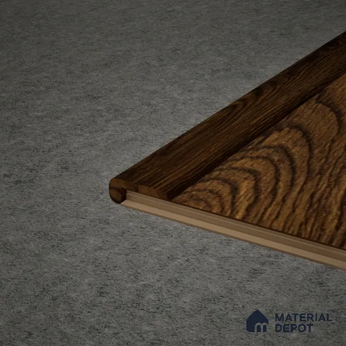 MDF L Nosing Profile Aqua Lock PM 00406 X | 8 ft x 25 x 45 x 12 mm | Compatible for Laminate Wood Floor LF 00289