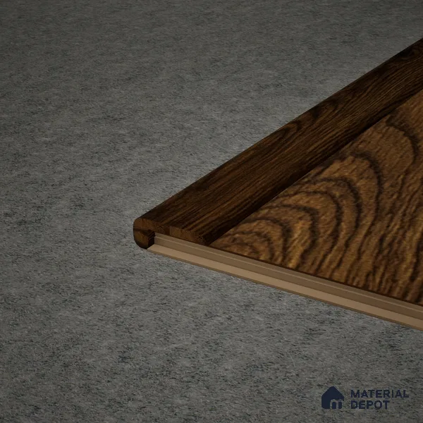 MDF L Nosing Profile Aqua Lock PM 00406 X | 8 ft x 25 x 45 x 12 mm | Compatible for Laminate Wood Floor LF 00289