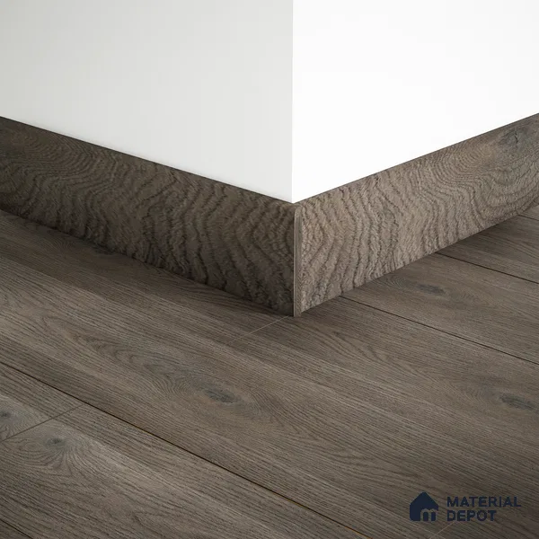MDF Skirting Aqua Lock PM 00408 E | 8 ft x 3 Inch | Compatible for Laminate Wood Floor LF 00291