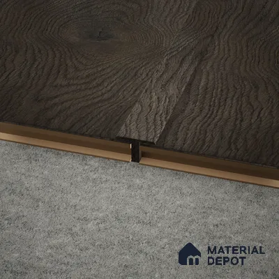 MDF T Profile Aqua Lock PM 00408 M | 8 ft x 12 mm x 12 mm | Compatible for Laminate Wood Floor LF 00291