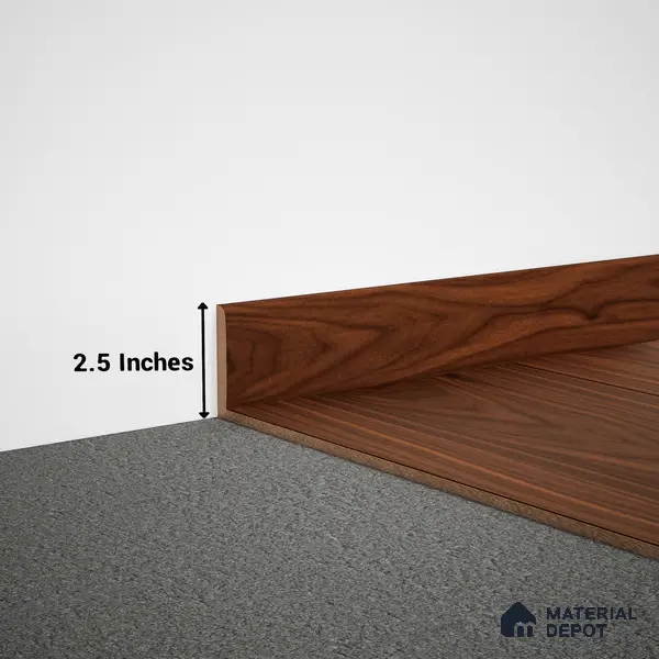 WPC Skirting Stone Core TF 00429 | 8 ft x 2.5 Inch x 12 mm | Compatible for SPC Floor VF 00123