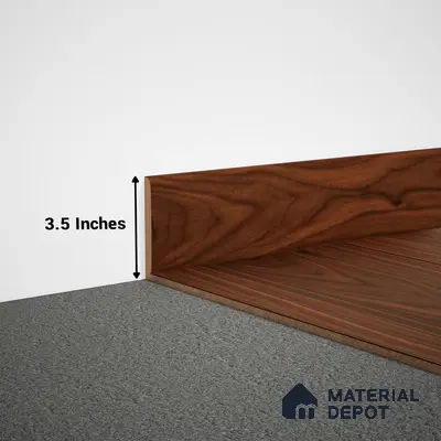 WPC Skirting Stone Core TF 00429 C | 8 ft x 3.5 Inch x 12 mm | Compatible for SPC Floor VF 00123