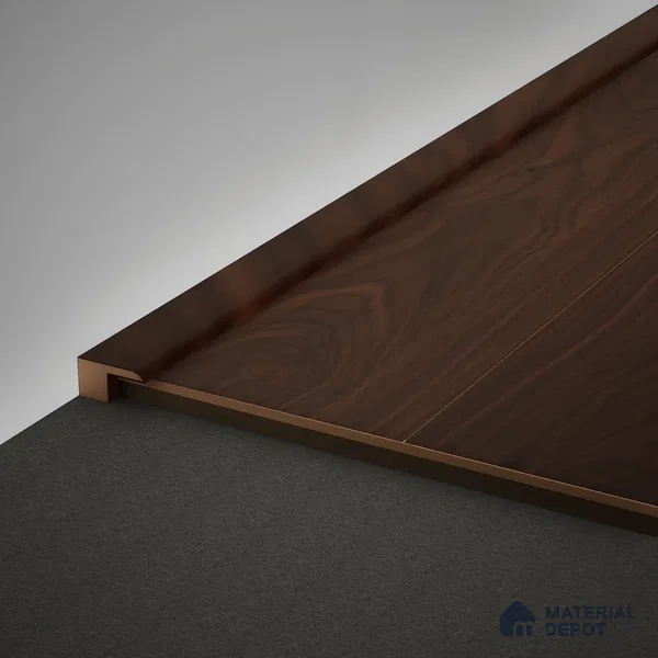 MDF Edge Profile Aqua Lock PM 00409 R | 8 ft x 12 mm x 12 mm | Compatible for Laminate Wood Floor LF 00292