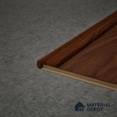 WPC L Nosing Profile Stone Core TF 00004 L | 8 ft x 45 mm x 25 mm | Compatible for SPC Floor SP 00067