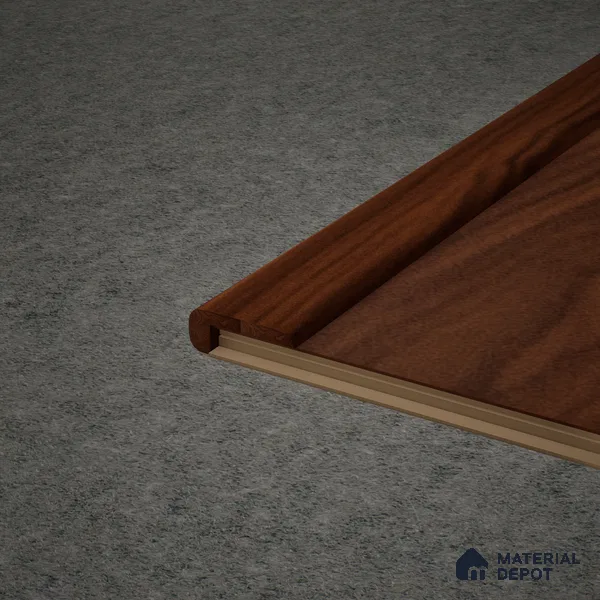 WPC L Nosing Profile Stone Core TF 00004 L | 8 ft x 45 mm x 25 mm | Compatible for SPC Floor SP 00067