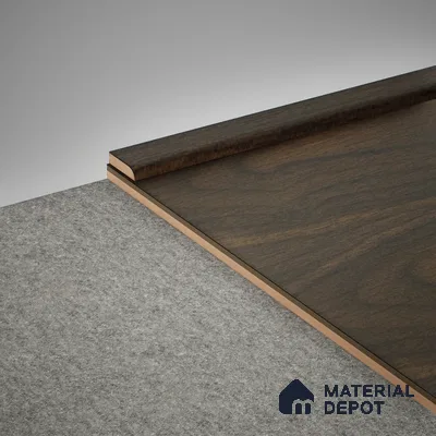 MDF Corner Beading Profile Herringbone PM 00388 B | 8 ft x 18 mm x 12 mm | Compatible for Laminate Wood Floor LF 00293