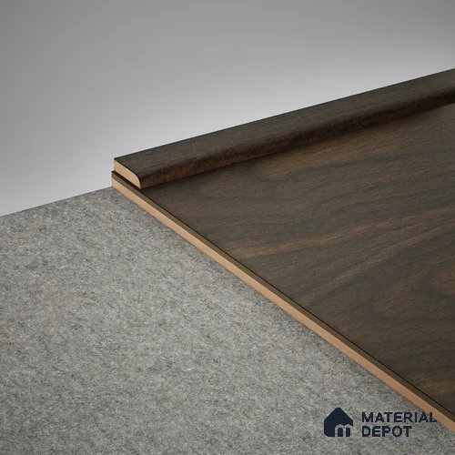 MDF Corner Beading Profile Herringbone PM 00388 B | 8 ft x 18 mm x 12 mm | Compatible for Laminate Wood Floor LF 00293
