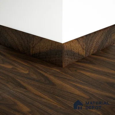 MDF Skirting Herringbone PM 00388 F | 8 ft x 3.5 Inch | Compatible for Laminate Wood Floor LF 00293