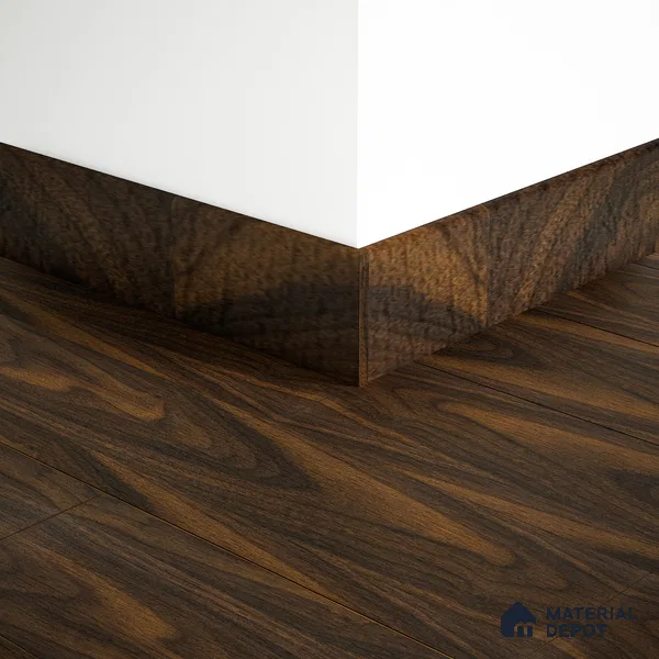 MDF Skirting Herringbone PM 00388 F | 8 ft x 3.5 Inch | Compatible for Laminate Wood Floor LF 00293
