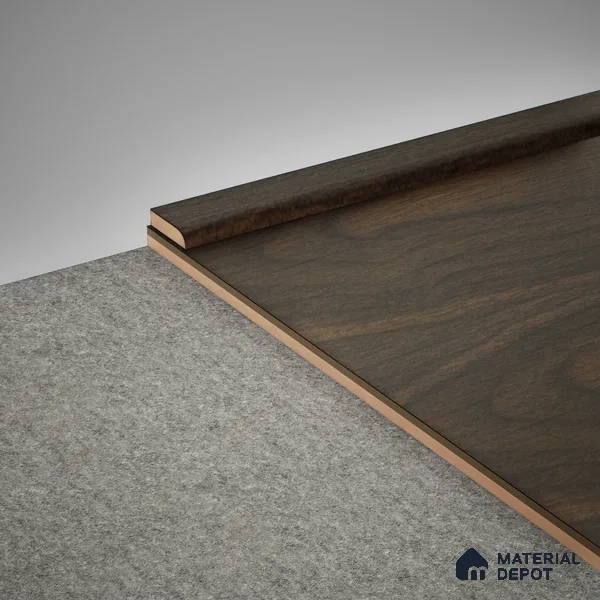 MDF Corner Beading Profile Herringbone PM 00388 | 8 ft x 12 mm x 12 mm | Compatible for Laminate Wood Floor LF 00293
