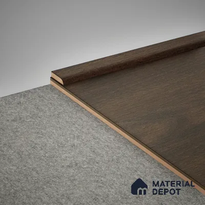 MDF Corner Beading Profile Herringbone PM 00390 C | 8 ft x 25 mm x 12 mm | Compatible for Laminate Wood Floor LF 00294