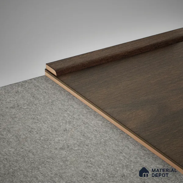 MDF Corner Beading Profile Herringbone PM 00390 C | 8 ft x 25 mm x 12 mm | Compatible for Laminate Wood Floor LF 00294