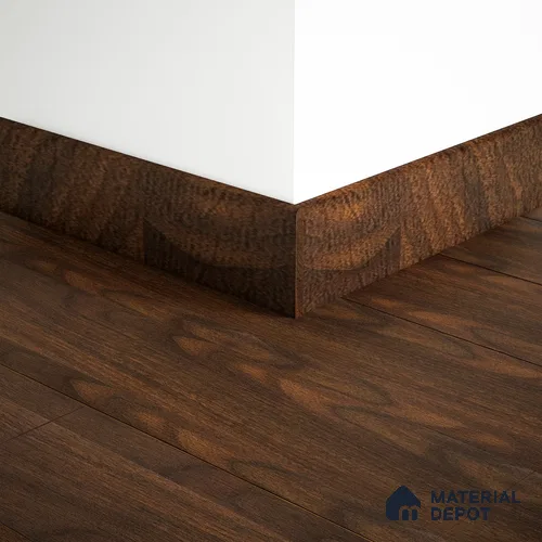 MDF Skirting Herringbone PM 00390 F | 8 ft x 3.5 Inch | Compatible for Laminate Wood Floor LF 00294