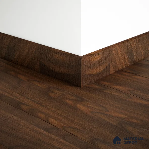 MDF Skirting Herringbone PM 00390 G | 8 ft x 4 Inch | Compatible for Laminate Wood Floor LF 00294