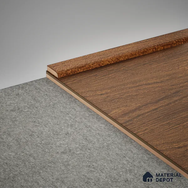 MDF Corner Beading Profile Herringbone PM 00392 B | 8 ft x 18 mm x 12 mm | Compatible for Laminate Wood Floor LF 00295