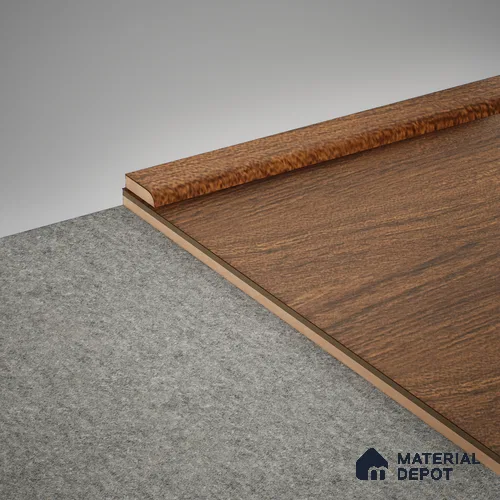 MDF Corner Beading Profile Herringbone PM 00392 C | 8 ft x 25 mm x 12 mm | Compatible for Laminate Wood Floor LF 00295