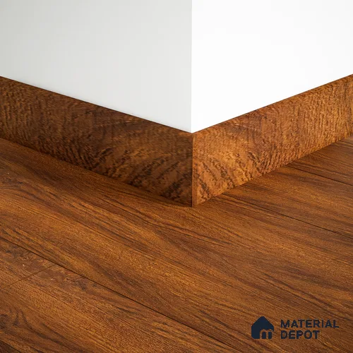 MDF Skirting Herringbone PM 00392 E | 8 ft x 3 Inch | Compatible for Laminate Wood Floor LF 00295