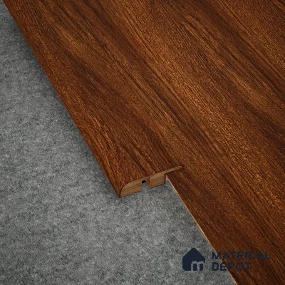 MDF Reducer R Profile Herringbone PM 00392 K | 8 ft x 23 mm x 12 mm | Compatible for Laminate Wood Floor LF 00295