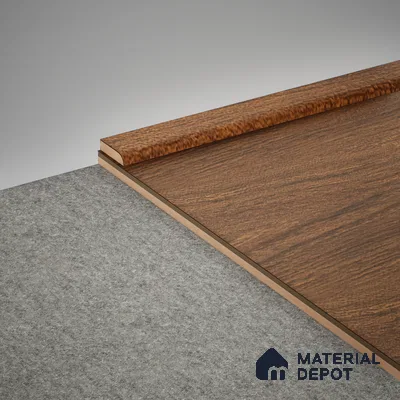 MDF Corner Beading Profile Herringbone PM 00392 | 8 ft x 12 mm x 12 mm | Compatible for Laminate Wood Floor LF 00295