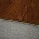 A close-up of a MDF T Profile Herringbone PM 00392 O | 8 ft x 18 mm x 12 mm | Compatible for Laminate Wood Floor LF 00295 available at Material Depot in Bangalore