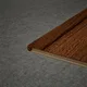 A close-up of a MDF L Nosing Profile Herringbone PM 00392 W | 8 ft x 25 x 25 x 12 mm | Compatible for Laminate Wood Floor LF 00295 available at Material Depot in Bangalore