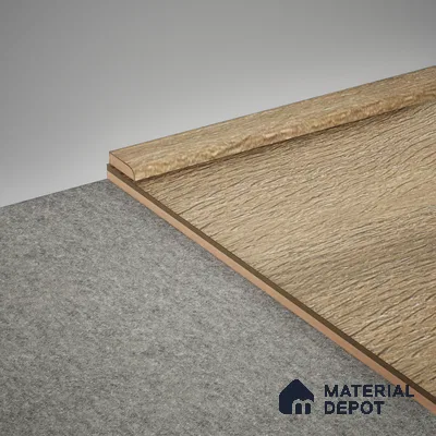 MDF Corner Beading Profile Herringbone PM 00394 C | 8 ft x 25 mm x 12 mm | Compatible for Laminate Wood Floor LF 00296