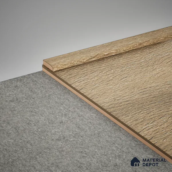 MDF Corner Beading Profile Herringbone PM 00394 C | 8 ft x 25 mm x 12 mm | Compatible for Laminate Wood Floor LF 00296