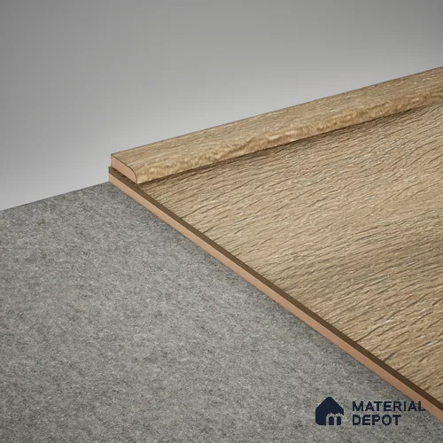 MDF Corner Beading Profile Herringbone PM 00394 C | 8 ft x 25 mm x 12 mm | Compatible for Laminate Wood Floor LF 00296