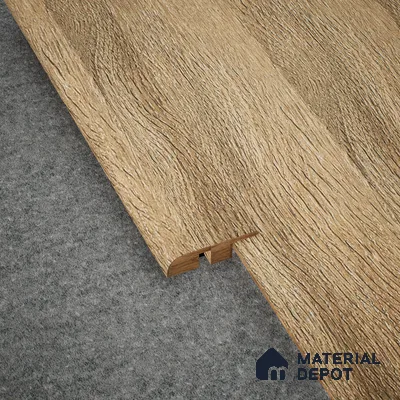 MDF Reducer R Profile Herringbone PM 00394 L | 8 ft x 25 mm x 12 mm | Compatible for Laminate Wood Floor LF 00296
