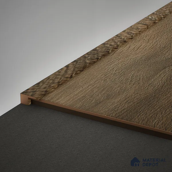 MDF Edge Profile Herringbone PM 00394 T | 8 ft x 18 mm x 12 mm | Compatible for Laminate Wood Floor LF 00296