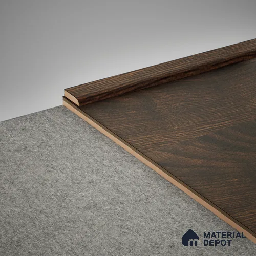 MDF Corner Beading Profile Herringbone PM 00396 C | 8 ft x 25 mm x 12 mm | Compatible for Laminate Wood Floor LF 00297