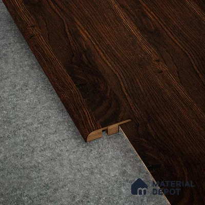 MDF Reducer R Profile Herringbone PM 00396 I | 8 ft x 16 mm x 12 mm | Compatible for Laminate Wood Floor LF 00297