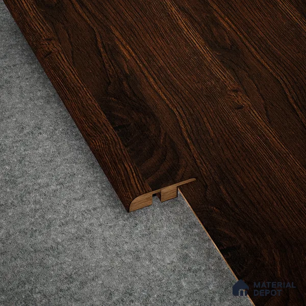 MDF Reducer R Profile Herringbone PM 00396 K | 8 ft x 23 mm x 12 mm | Compatible for Laminate Wood Floor LF 00297