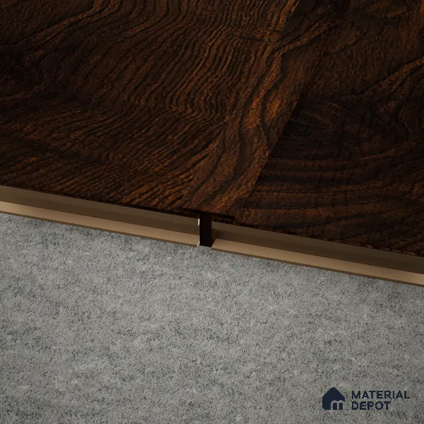 MDF T Profile Herringbone PM 00396 M | 8 ft x 12 mm x 12 mm | Compatible for Laminate Wood Floor LF 00297
