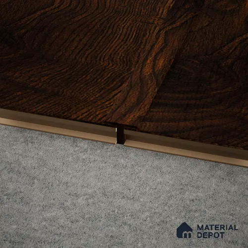 MDF T Profile Herringbone PM 00396 M | 8 ft x 12 mm x 12 mm | Compatible for Laminate Wood Floor LF 00297
